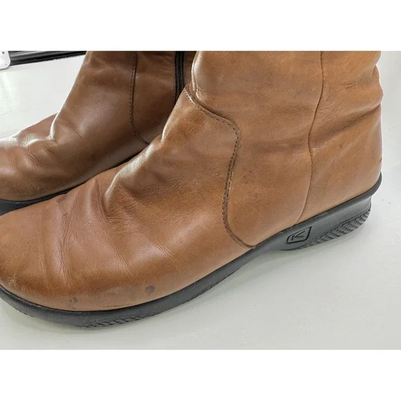 Keen Bern Baby Boot Size 10.5 41 Brown Leather  Zip Adj Buckle SEE PHOTOS - Picture 5 of 16
